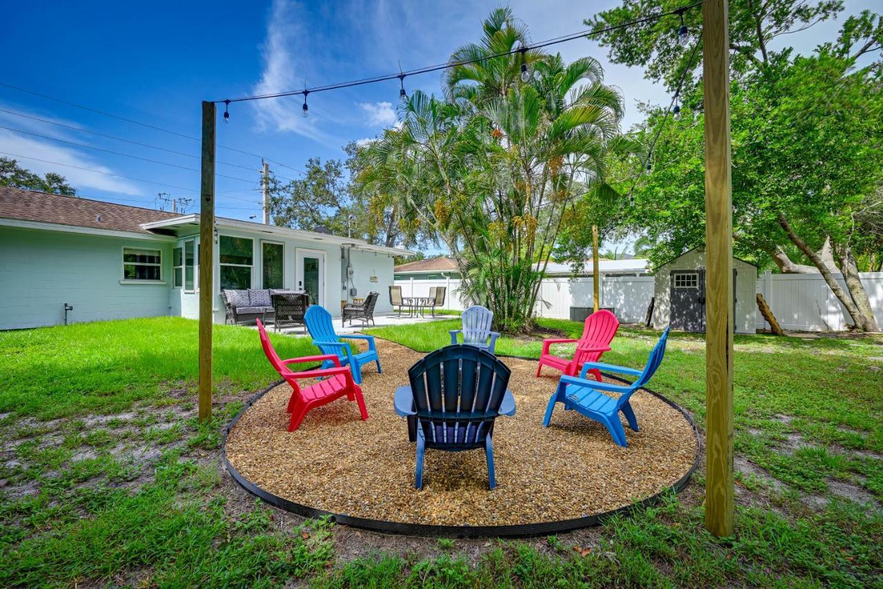 Sunny Sarasota Home With Private Yard And Fire Pit! ภายนอก รูปภาพ