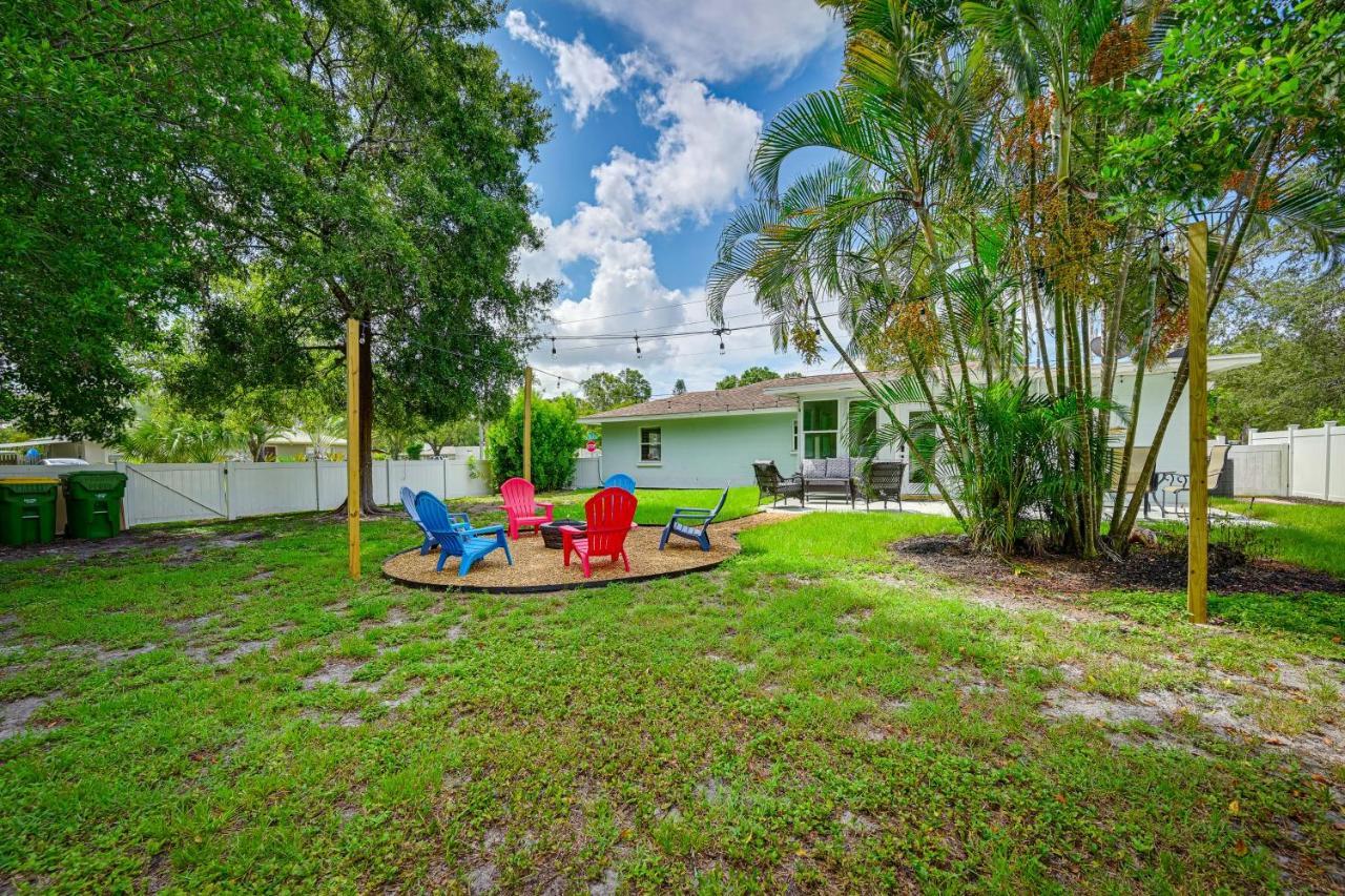 Sunny Sarasota Home With Private Yard And Fire Pit! ภายนอก รูปภาพ